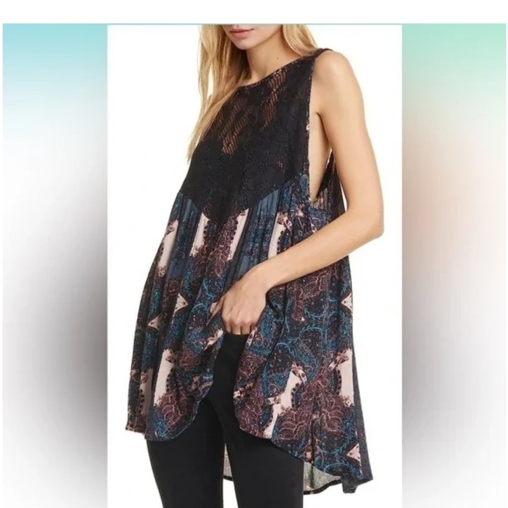 Free People Intimately Count Me In Trapeze Mini Dress XS